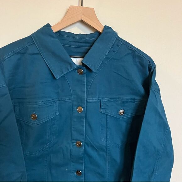 NWOT WVVY Colored Denim Jacket Women's - Picture 4 of 10